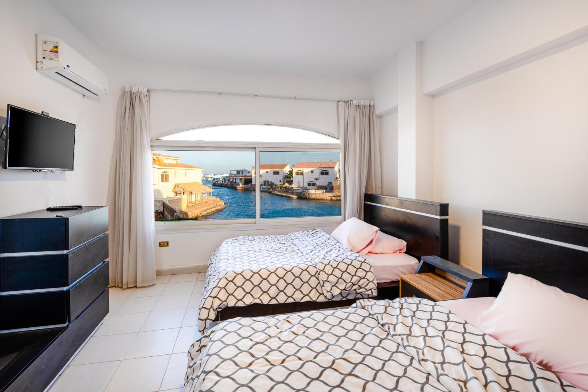Aden Beach - Sea View Room With Beach Access In Villa Hurghada Exterior foto